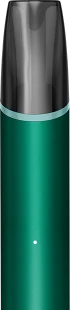 Krupni prikaz VEEV NOW ULTRA Classic Mint jednokratnog vape uređaja sa zelenim prstenom oko usnika.